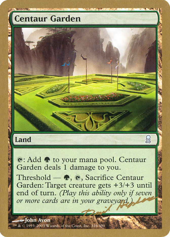 Centaur Garden (Dave Humpherys) [World Championship Decks 2003] | Silver Goblin