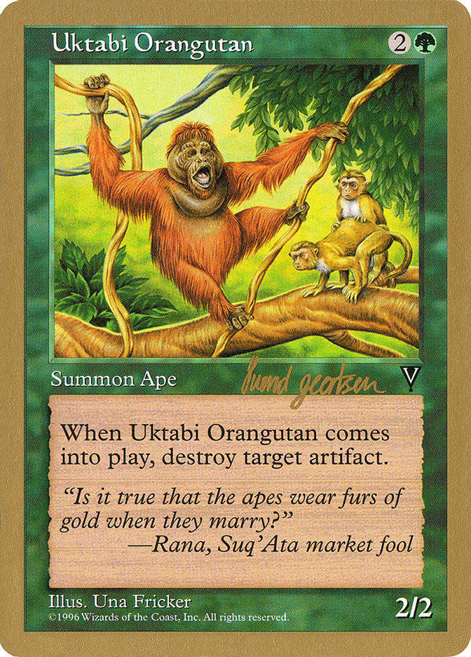 Uktabi Orangutan (Svend Geertsen) (SB) [World Championship Decks 1997] | Silver Goblin