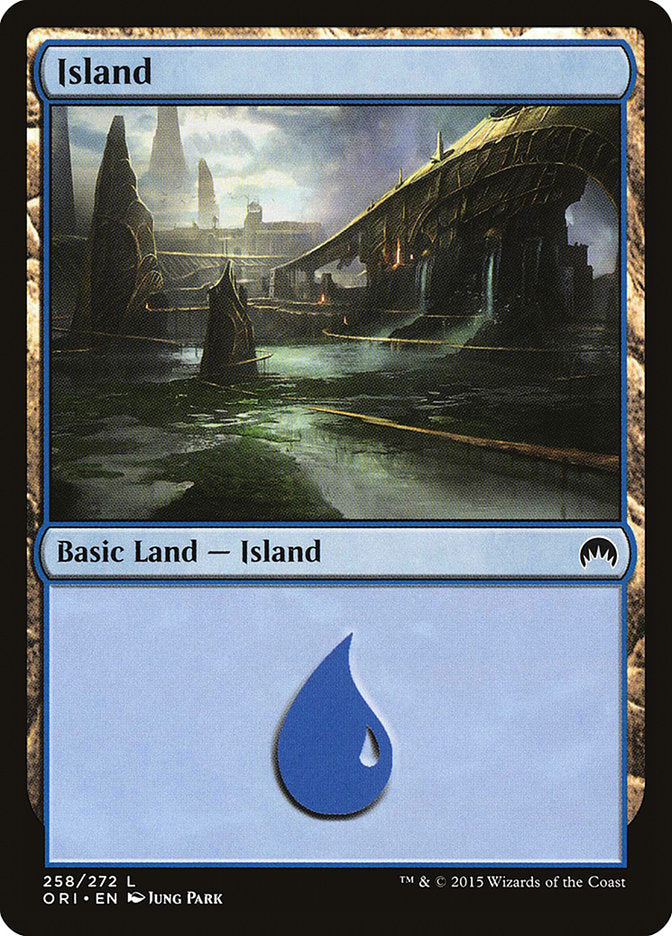 Island (258) [Magic Origins] | Silver Goblin