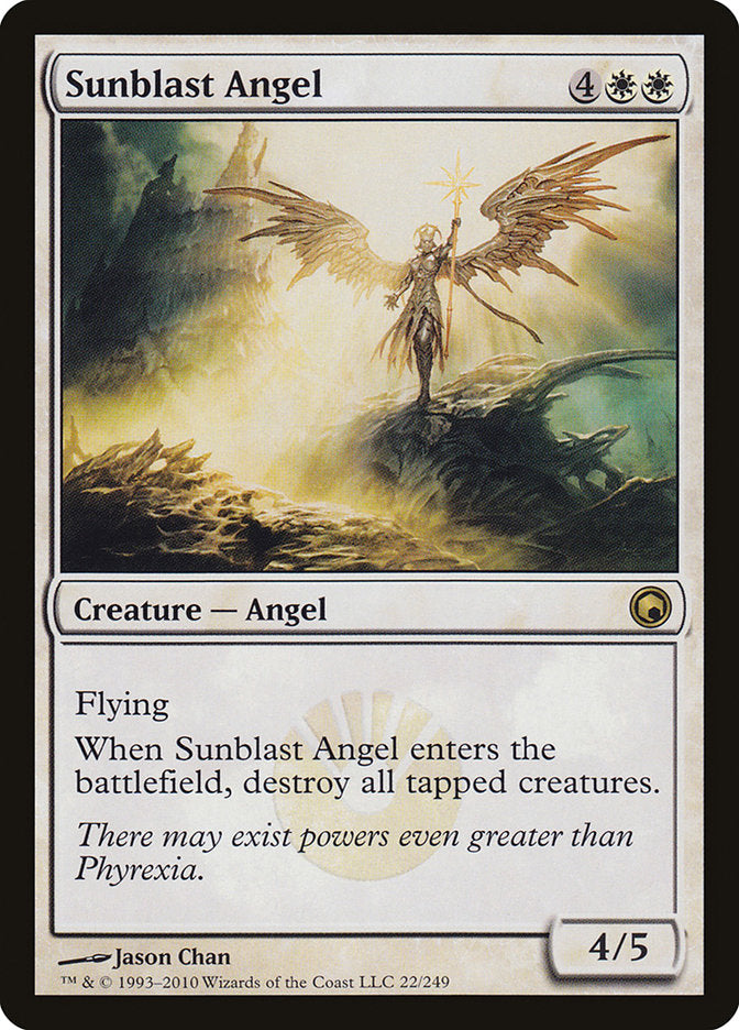 Sunblast Angel [Scars of Mirrodin] | Silver Goblin