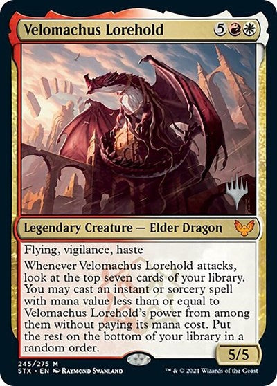 Velomachus Lorehold (Promo Pack) [Strixhaven: School of Mages Promos] | Silver Goblin