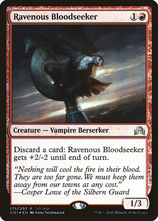 Ravenous Bloodseeker (Gift Box) [Shadows over Innistrad Promos] | Silver Goblin