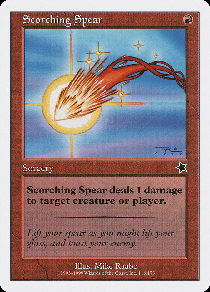 Scorching Spear [Starter 1999] | Silver Goblin