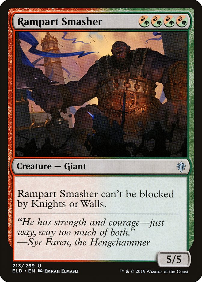 Rampart Smasher [Throne of Eldraine] | Silver Goblin