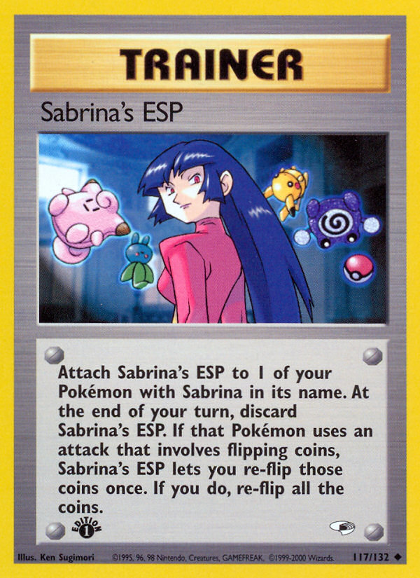 Sabrina's ESP (117/132) [Gym Heroes 1st Edition] | Silver Goblin