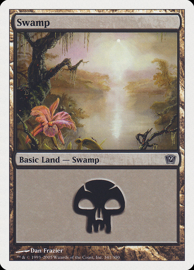 Swamp (341) [Ninth Edition] | Silver Goblin
