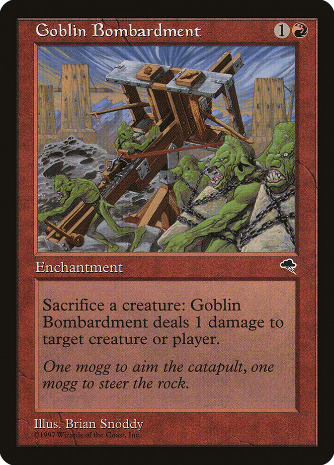 Goblin Bombardment [Tempest] | Silver Goblin