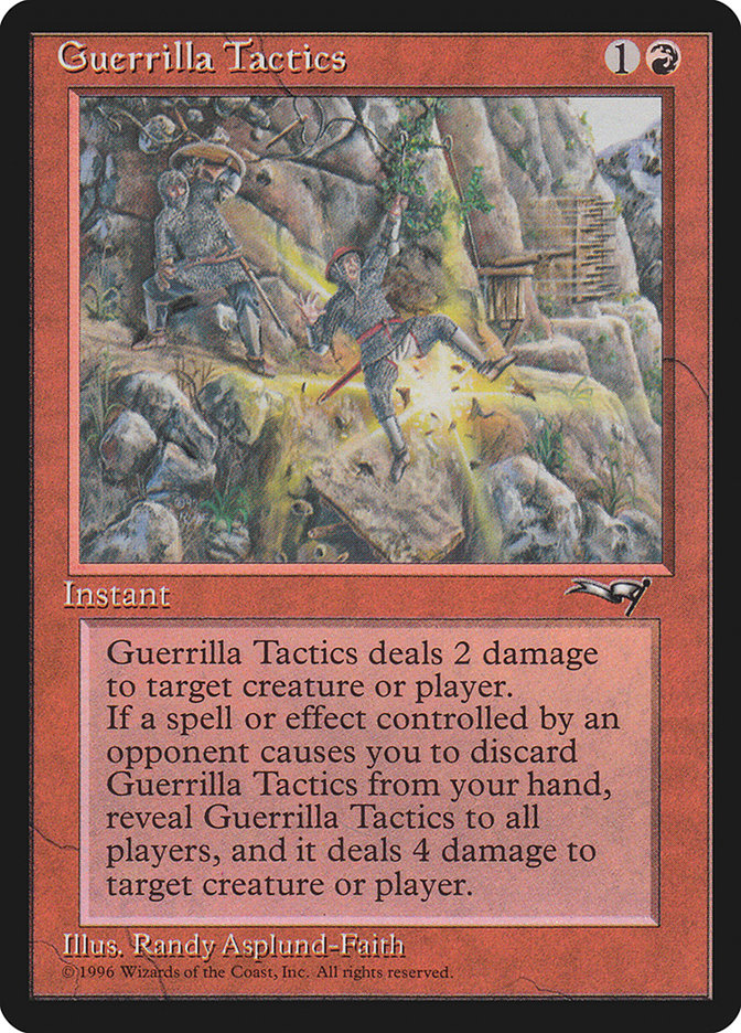 Guerrilla Tactics (Falling) [Alliances] | Silver Goblin