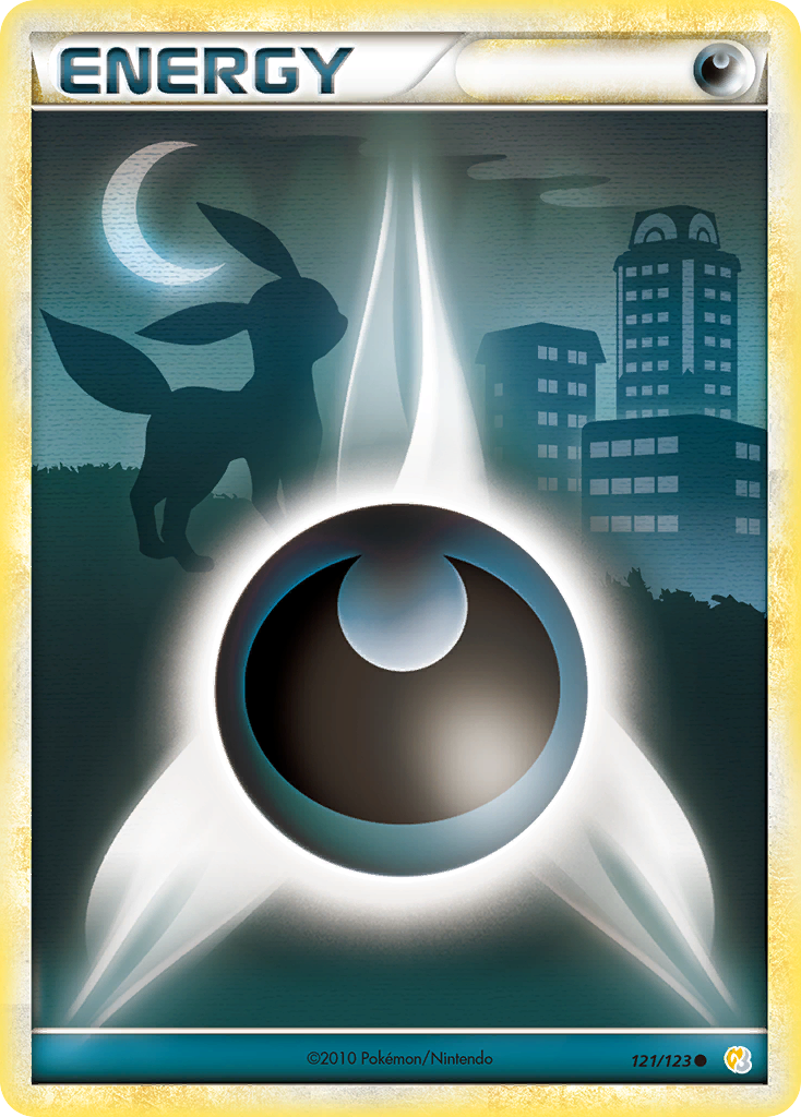 Darkness Energy (121/123) [HeartGold & SoulSilver: Base Set] | Silver Goblin