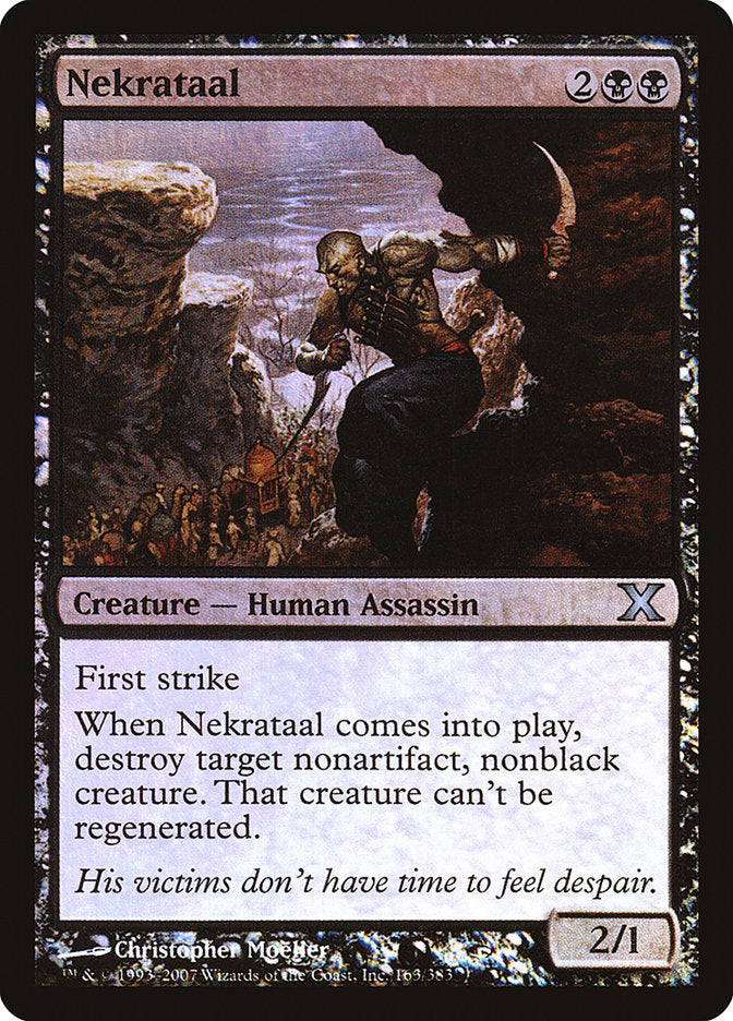 Nekrataal (Premium Foil) [Tenth Edition] | Silver Goblin