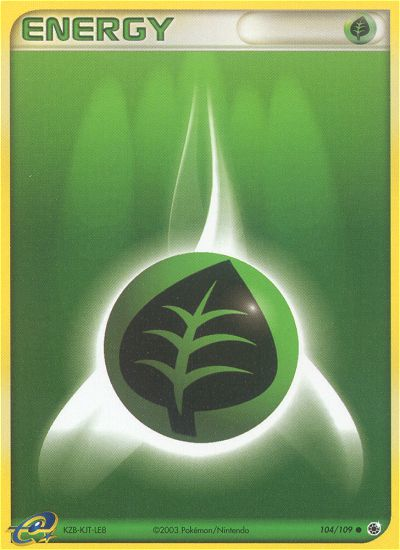 Grass Energy (104/109) [EX: Ruby & Sapphire] | Silver Goblin