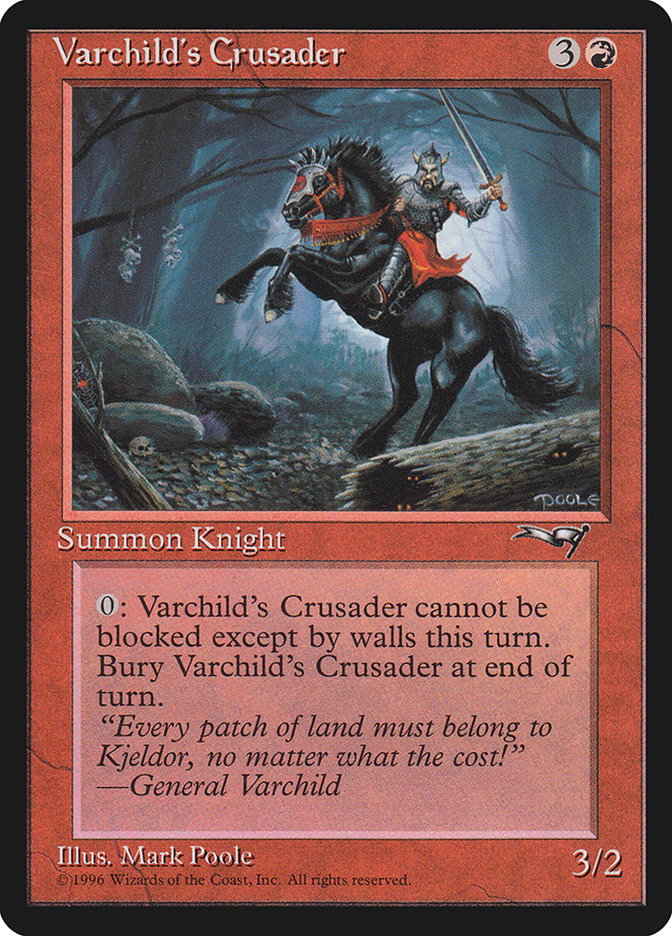 Varchild's Crusader (Black Horse) [Alliances] | Silver Goblin
