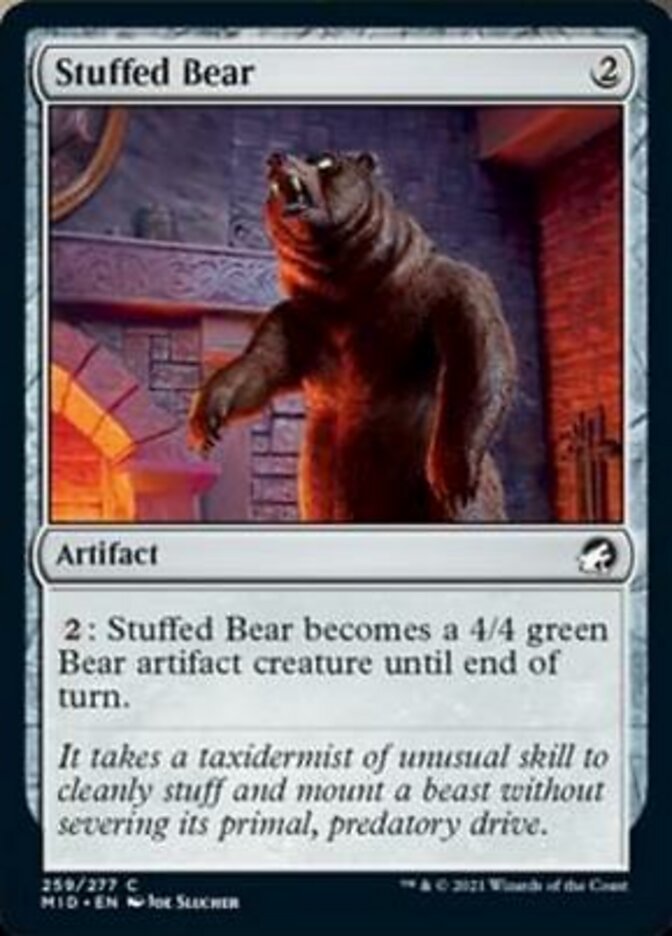 Stuffed Bear [Innistrad: Midnight Hunt] | Silver Goblin