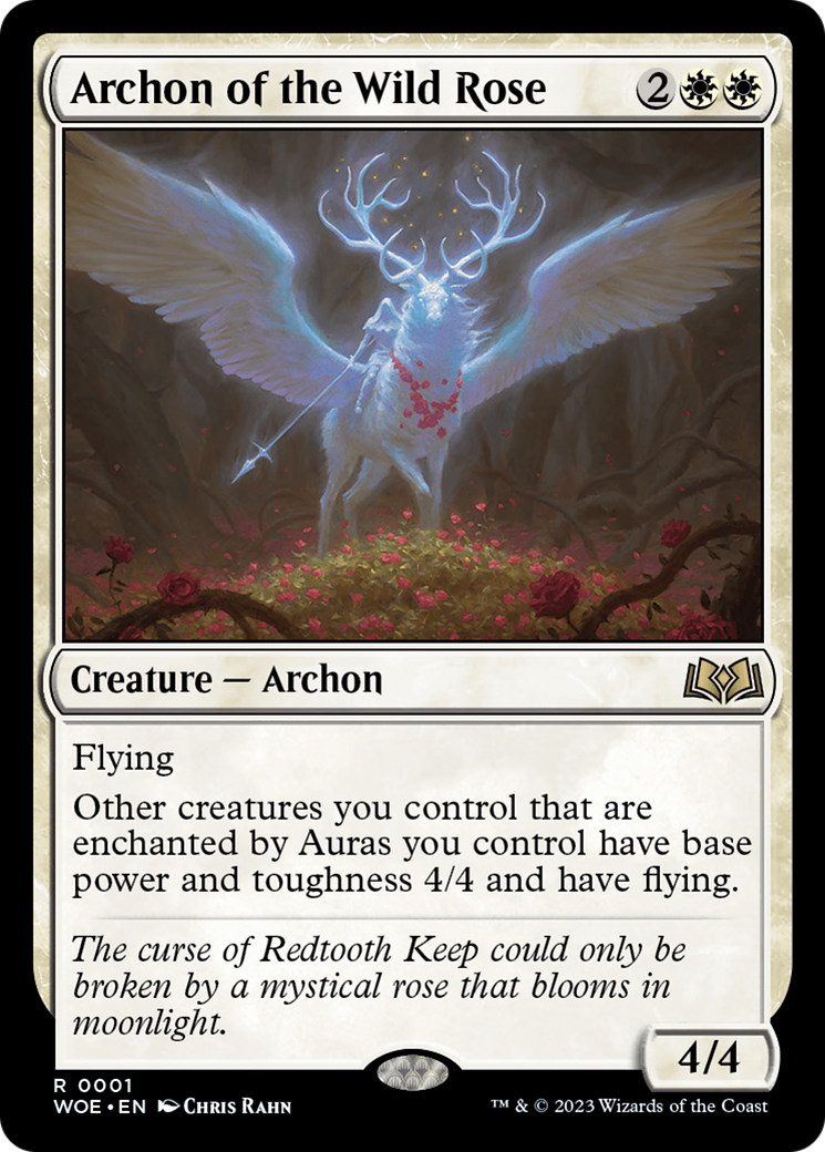 Archon of the Wild Rose [Wilds of Eldraine] | Silver Goblin