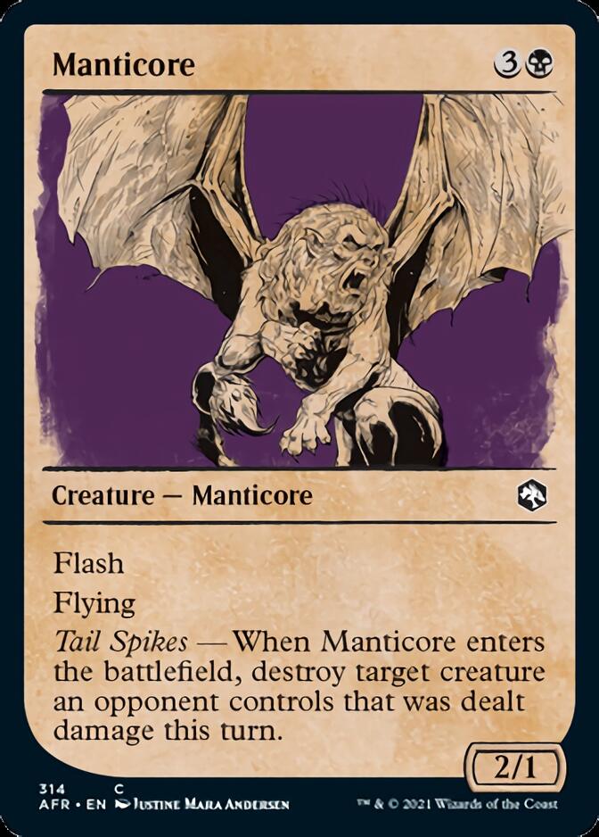 Manticore (Showcase) [Dungeons & Dragons: Adventures in the Forgotten Realms] | Silver Goblin