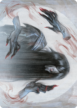 Clawing Torment Art Card [Kamigawa: Neon Dynasty Art Series] | Silver Goblin