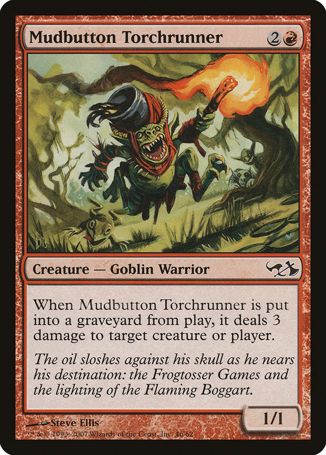 Mudbutton Torchrunner [Duel Decks: Elves vs. Goblins] | Silver Goblin