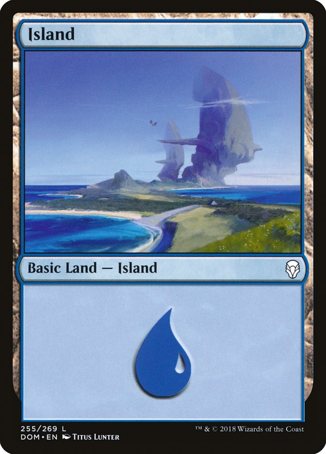 Island (255) [Dominaria] | Silver Goblin