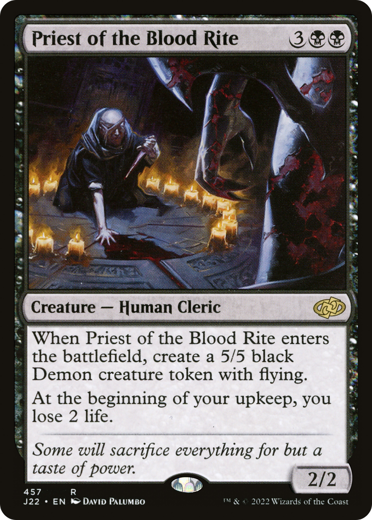 Priest of the Blood Rite [Jumpstart 2022] | Silver Goblin