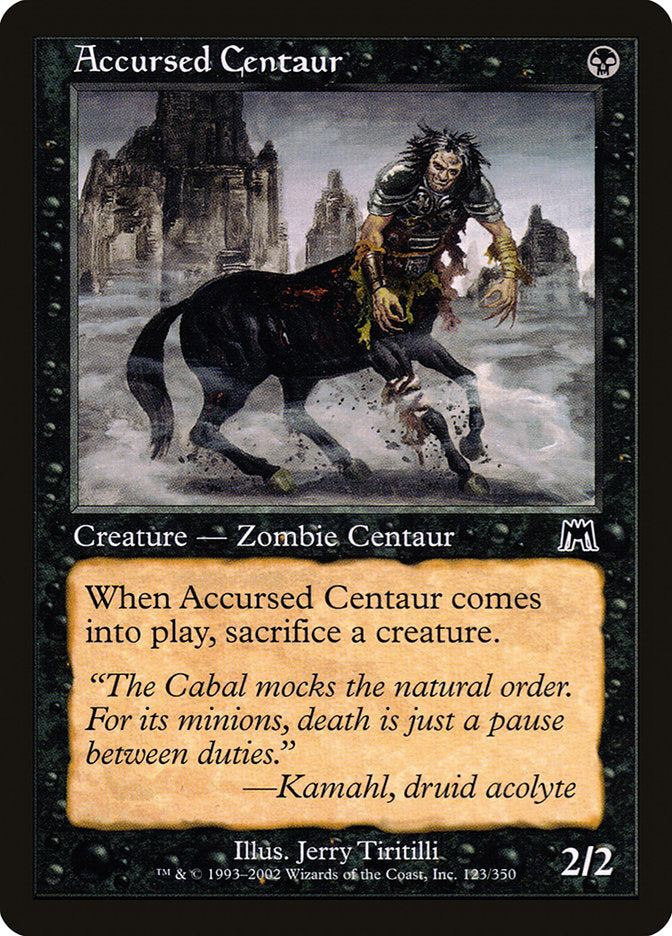 Accursed Centaur [Onslaught] | Silver Goblin