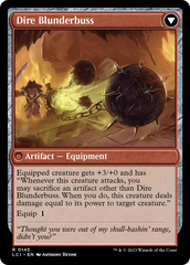 Dire Flail // Dire Blunderbuss [The Lost Caverns of Ixalan Prerelease Cards] | Silver Goblin