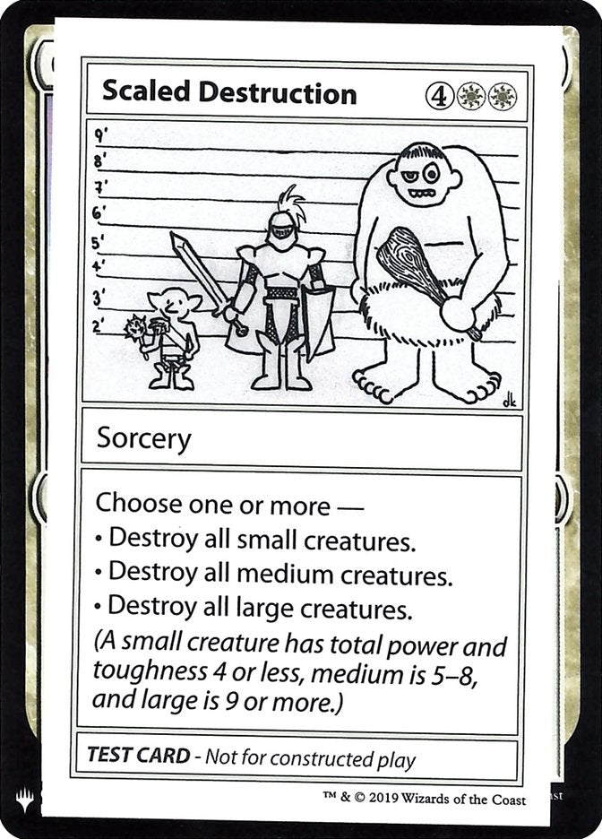 Scaled Destruction [Mystery Booster Playtest Cards] | Silver Goblin