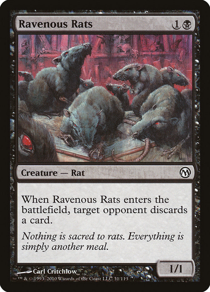 Ravenous Rats [Duels of the Planeswalkers] | Silver Goblin