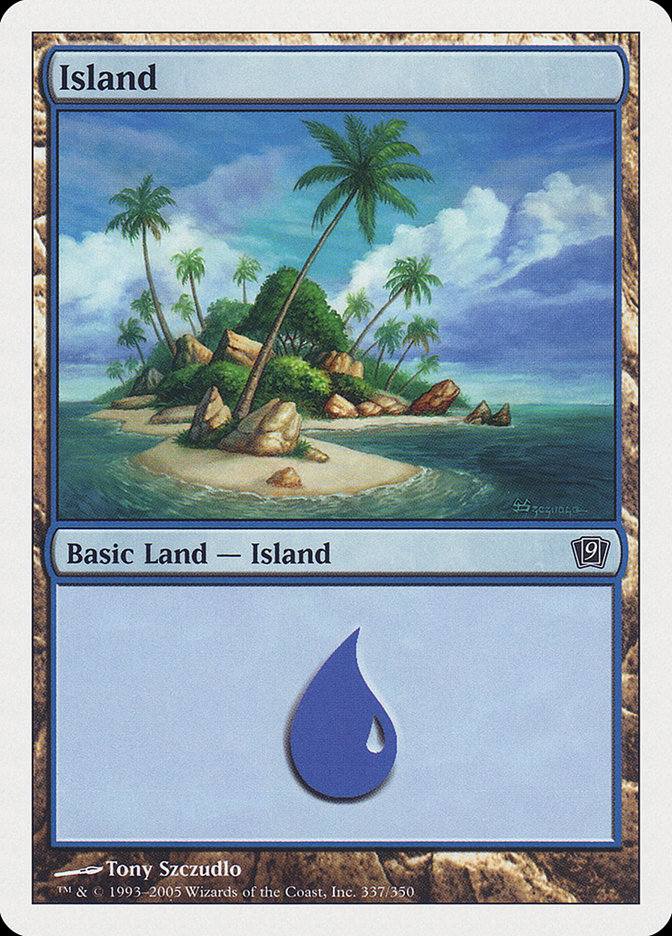 Island (337) [Ninth Edition] | Silver Goblin