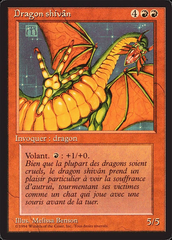 Shivan Dragon [Foreign Black Border] | Silver Goblin