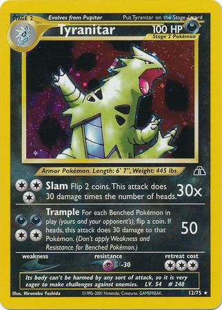 Tyranitar (12/75) [Neo Discovery Unlimited] | Silver Goblin