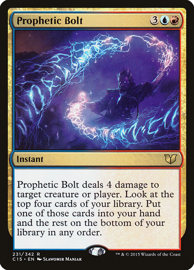 Prophetic Bolt [Commander 2015] | Silver Goblin