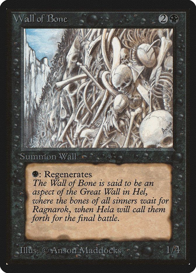 Wall of Bone [Beta Edition] | Silver Goblin