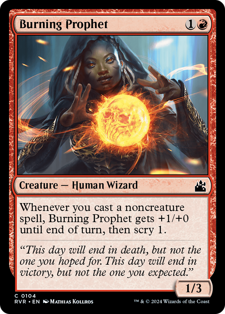 Burning Prophet [Ravnica Remastered] | Silver Goblin