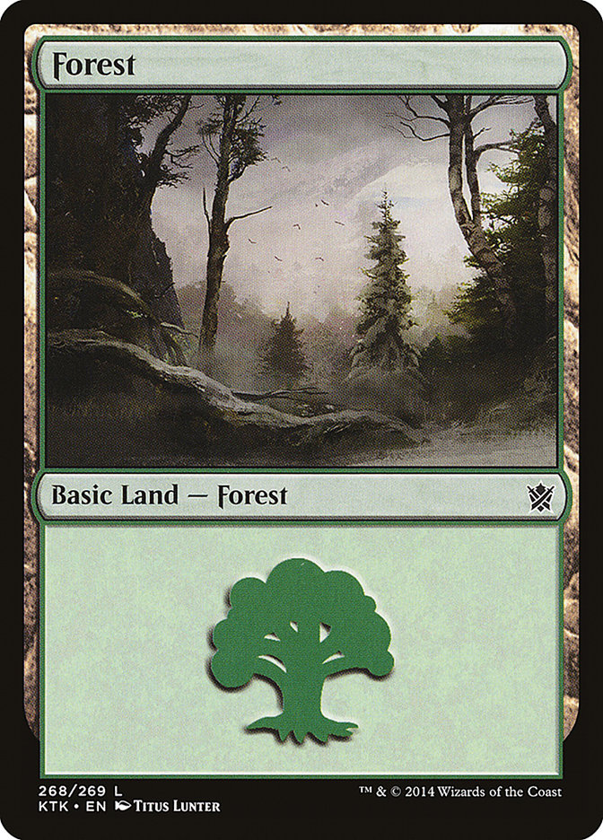 Forest (268) [Khans of Tarkir] | Silver Goblin