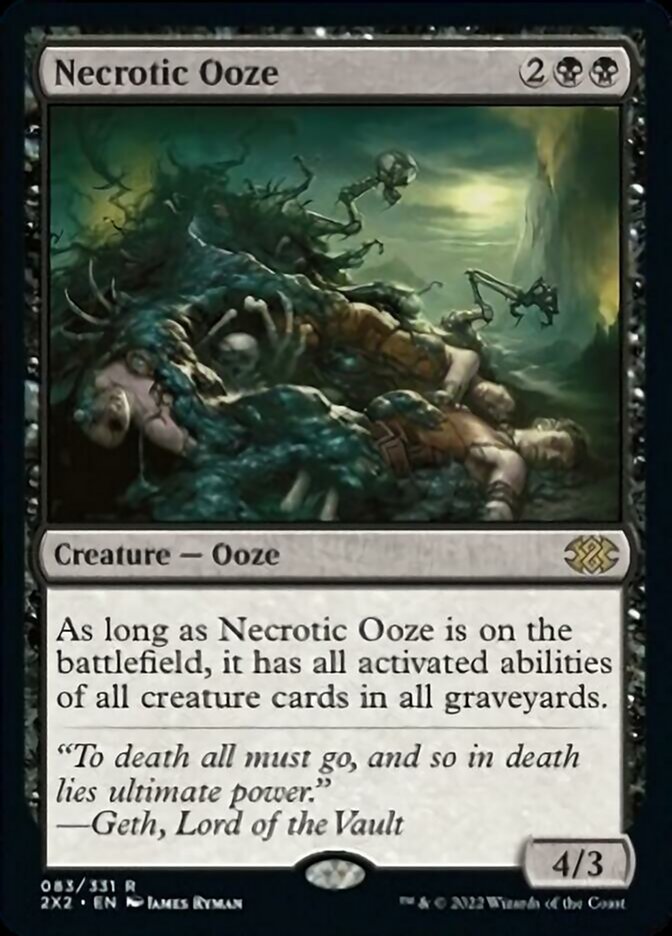 Necrotic Ooze [Double Masters 2022] | Silver Goblin