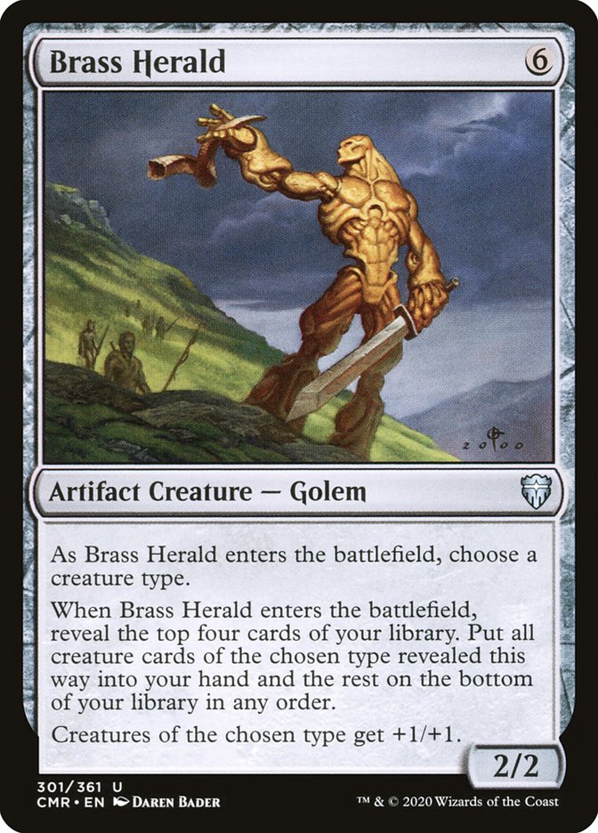 Brass Herald [Commander Legends] | Silver Goblin