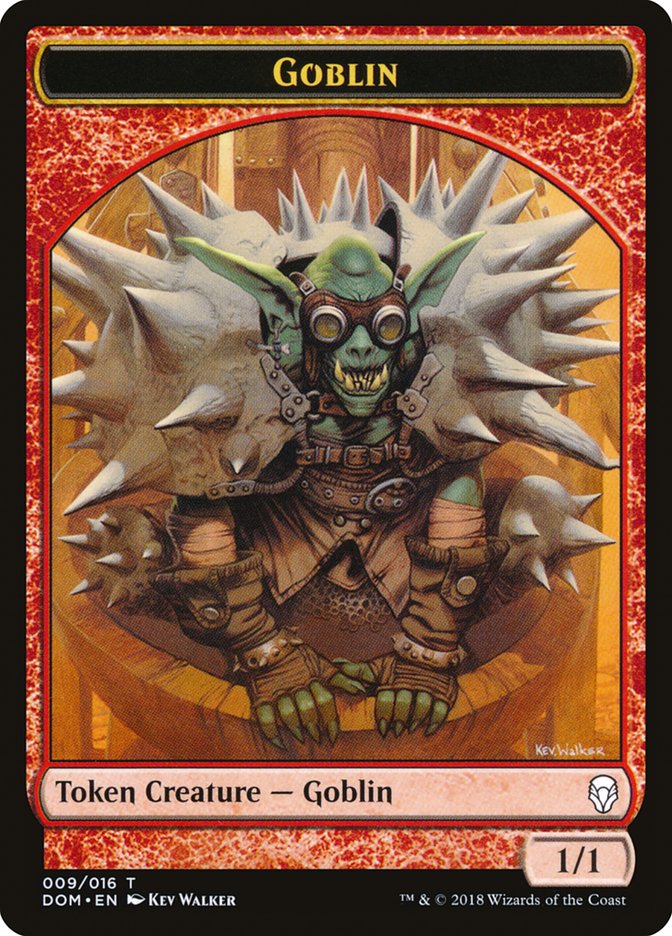 Goblin Token [Dominaria Tokens] | Silver Goblin