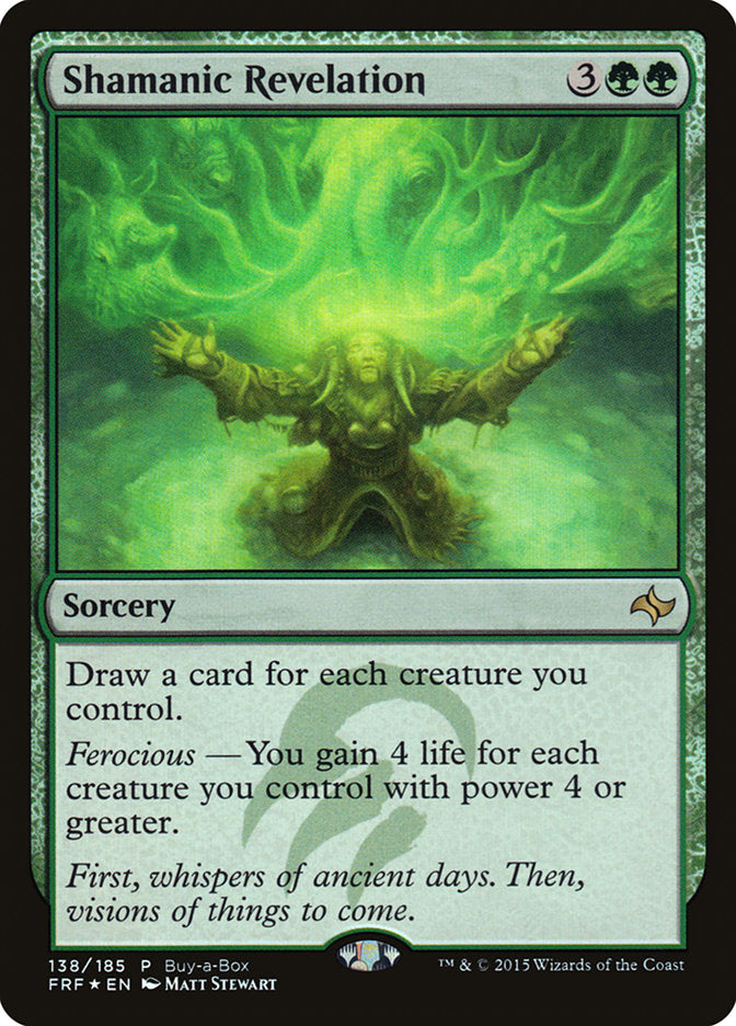 Shamanic Revelation (Buy-A-Box) [Fate Reforged Promos] | Silver Goblin
