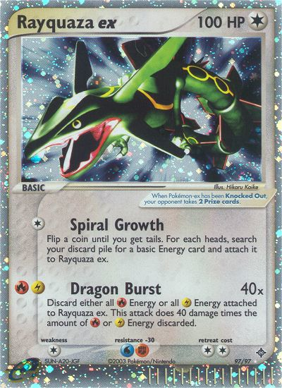 Rayquaza ex (97/97) [EX: Dragon] | Silver Goblin