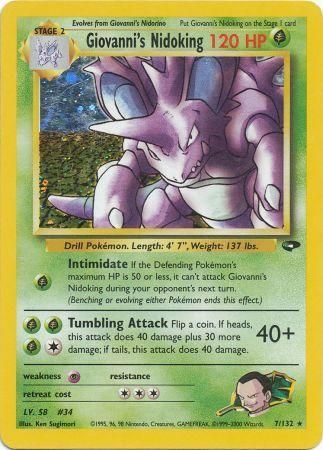 Giovanni's Nidoking (7/132) [Gym Challenge Unlimited] | Silver Goblin