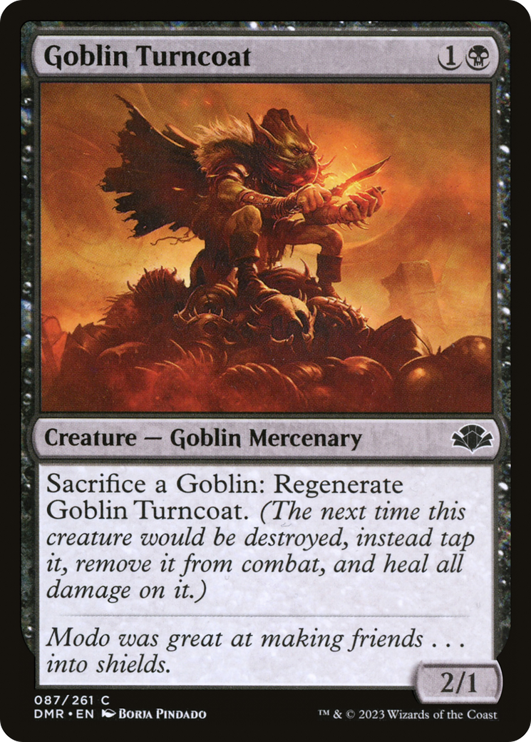Goblin Turncoat [Dominaria Remastered] | Silver Goblin