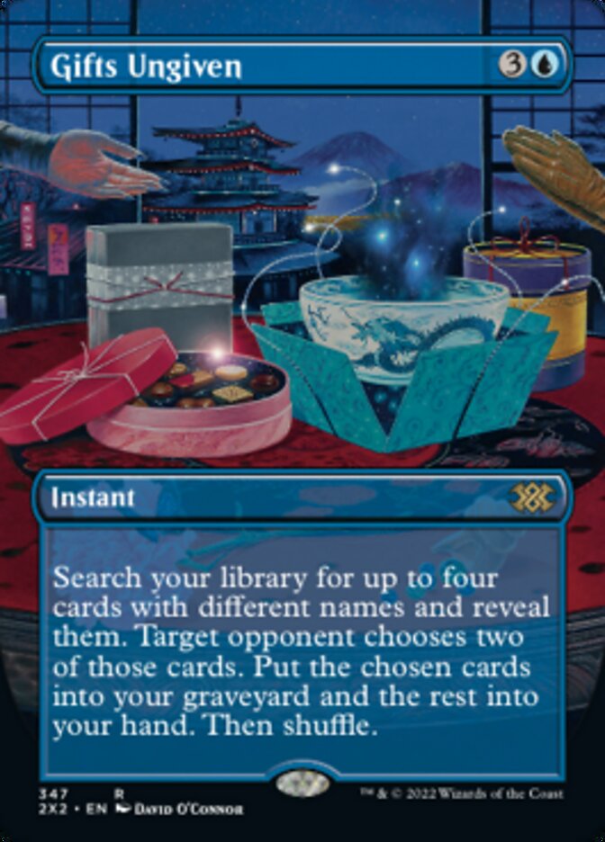 Gifts Ungiven (Borderless Alternate Art) [Double Masters 2022] | Silver Goblin