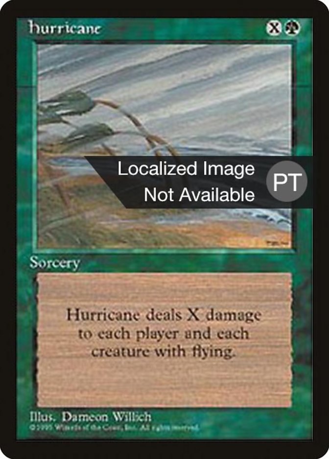 Hurricane [Fourth Edition (Foreign Black Border)] | Silver Goblin