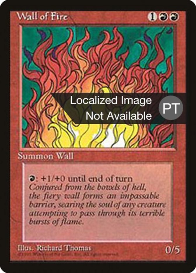 Wall of Fire [Fourth Edition (Foreign Black Border)] | Silver Goblin