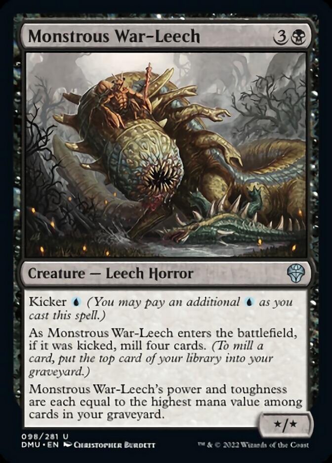 Monstrous War-Leech [Dominaria United] | Silver Goblin