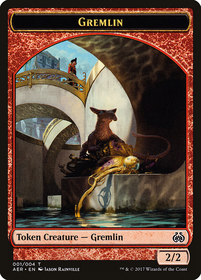 Gremlin Token [Aether Revolt Tokens] | Silver Goblin