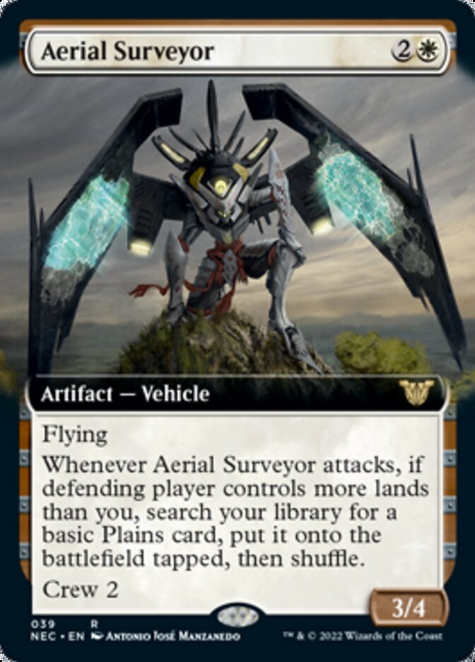 Aerial Surveyor (Extended Art) [Kamigawa: Neon Dynasty Commander] | Silver Goblin