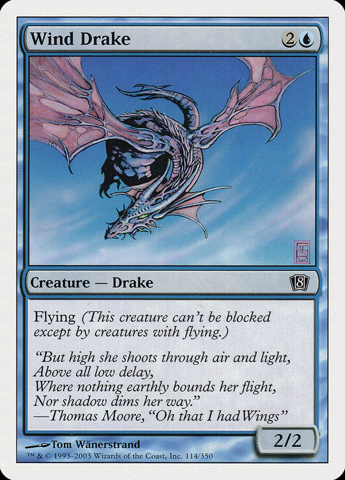 Wind Drake [Eighth Edition] | Silver Goblin