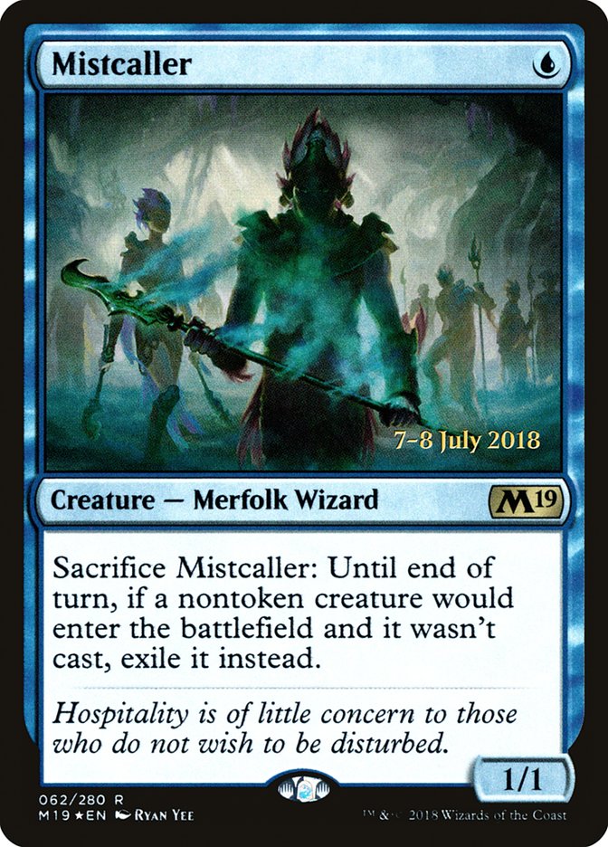 Mistcaller [Core Set 2019 Prerelease Promos] | Silver Goblin