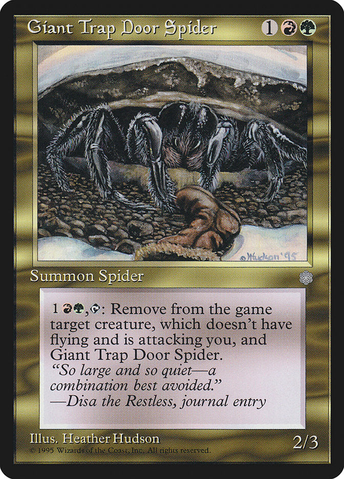 Giant Trap Door Spider [Ice Age] | Silver Goblin